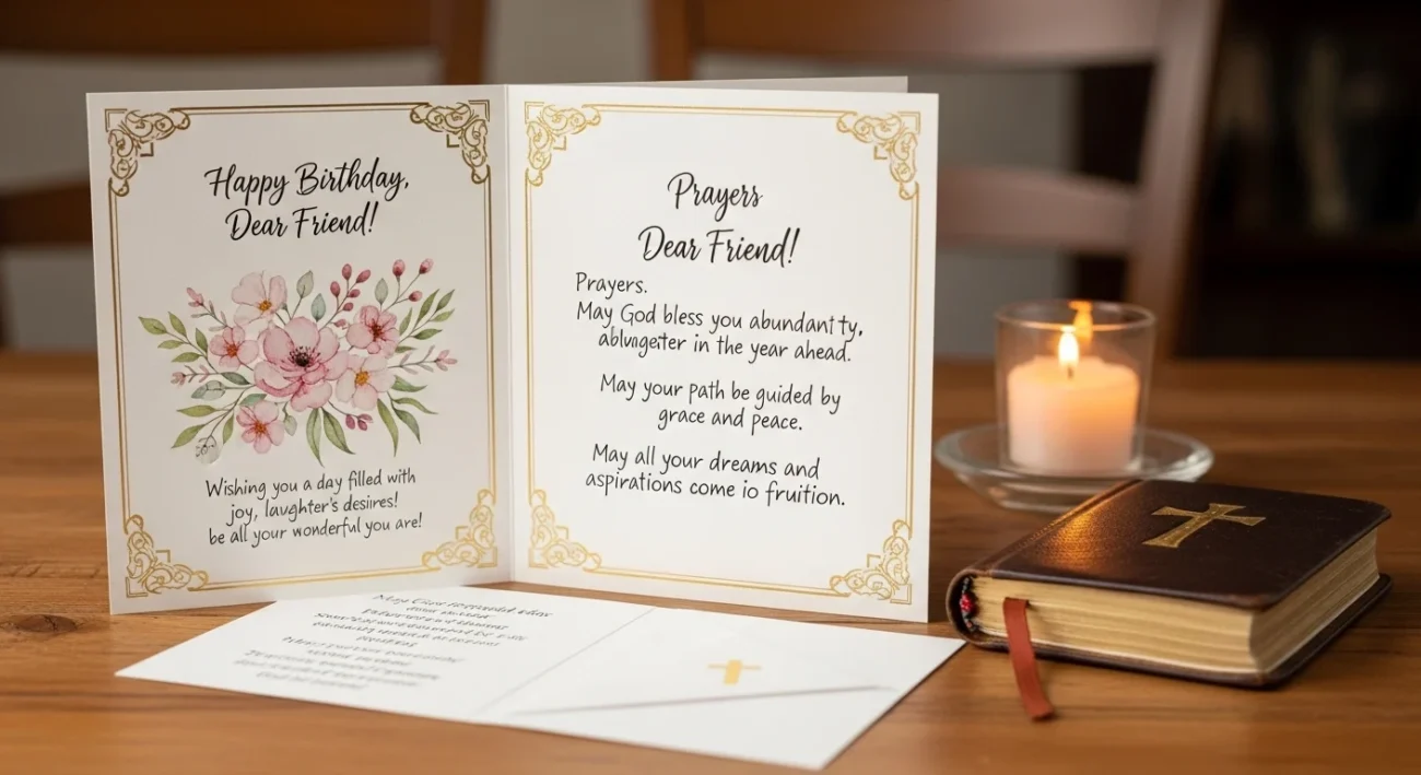 birthday wishes and prayers for a friend