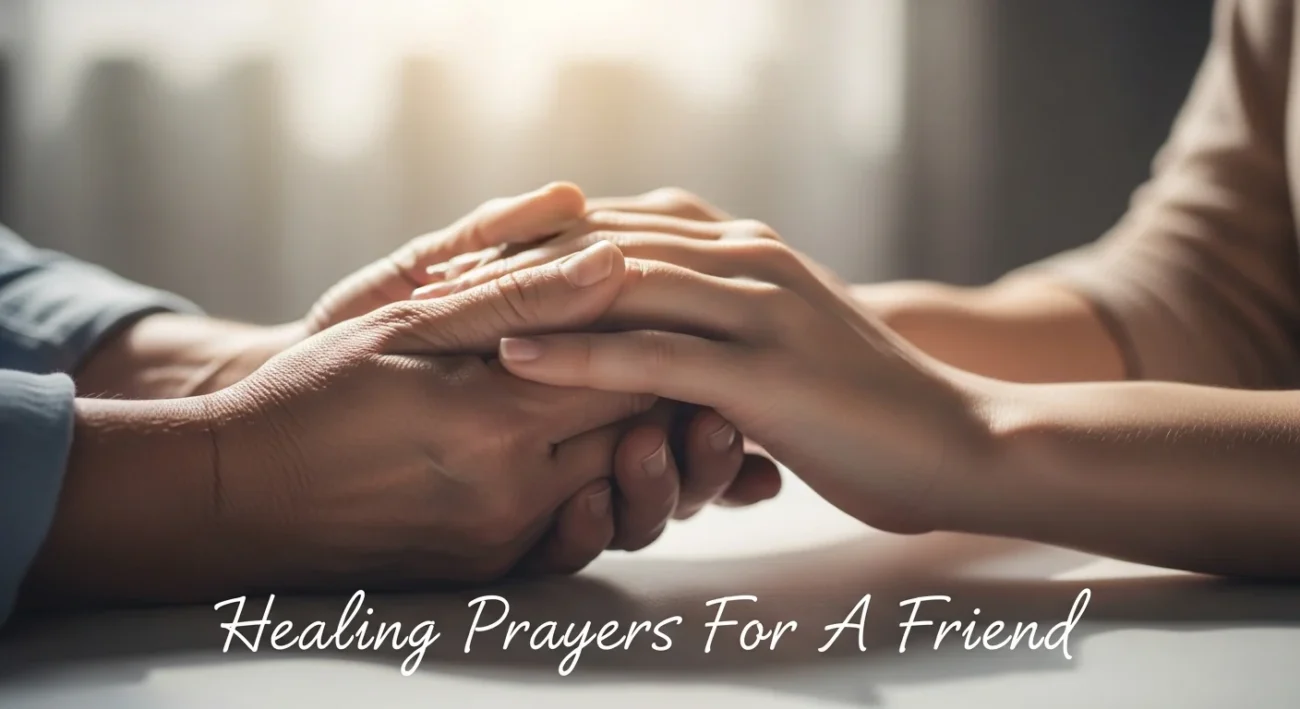 healing prayers for a friend