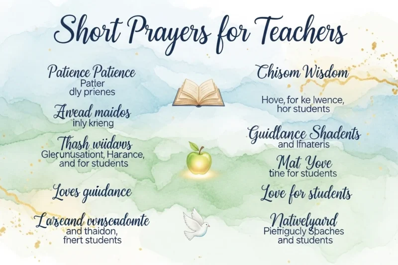 Short Prayers for Teachers That Inspire Strength, Patience, and Daily Blessings in 2026