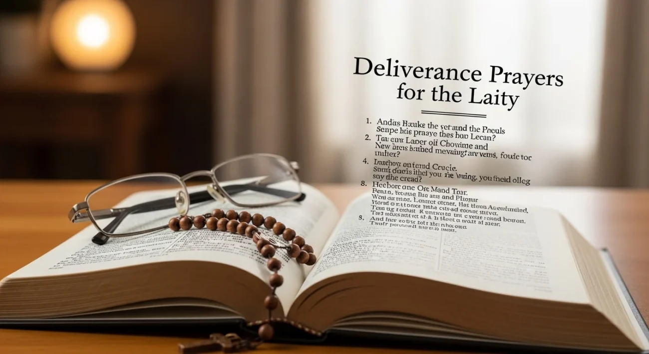 deliverance prayers for use by the laity