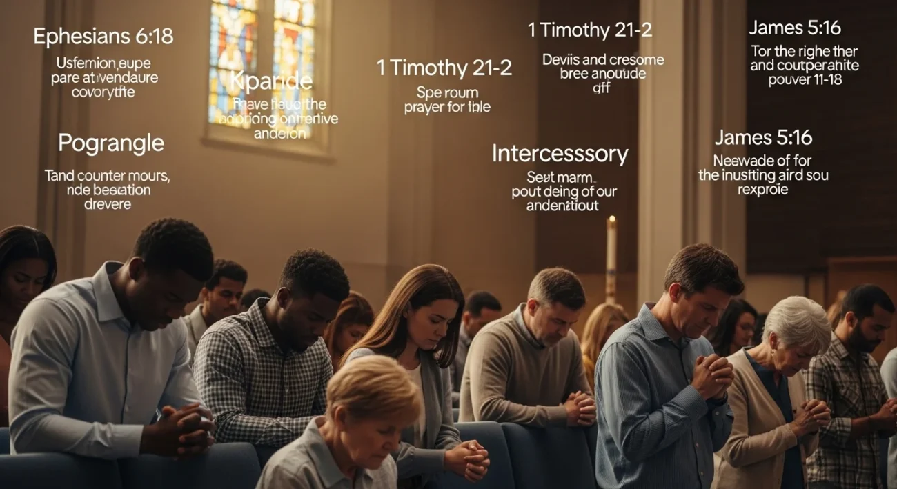 intercessory prayers for the church with scriptures